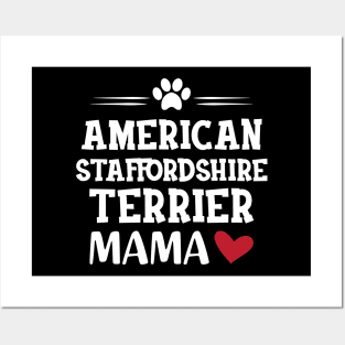 American Staffordshire terrier Mama Posters and Art